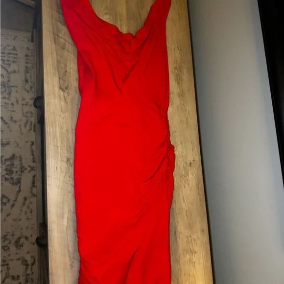 Alice + Olivia Vibrant Red Mini Dress - Picture 2 of 12